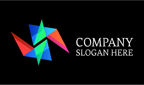 Logo Marketing Géométrique Lumineux