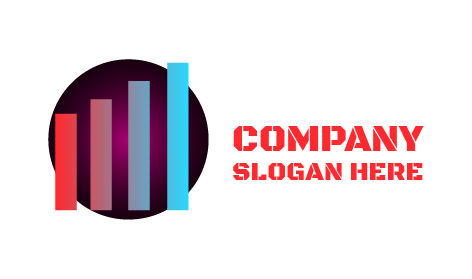 Gradient Graph Marketing Logo