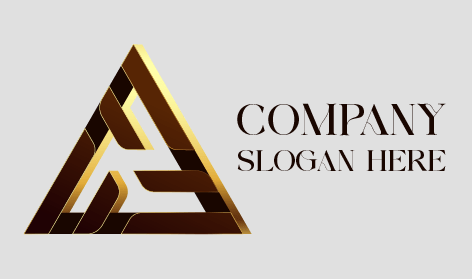 Logotipo Moderno De Triángulo Abstracto