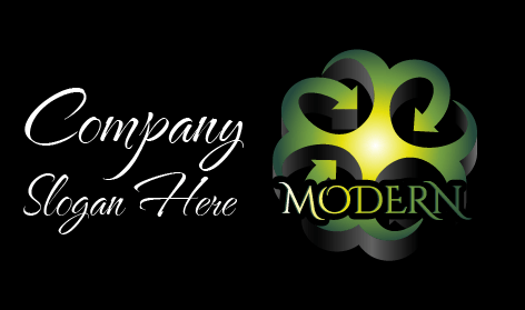 Logótipo Moderno Com Setas Interligadas