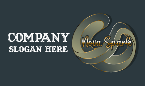 Logótipo Abstrato Moderno Em Espiral