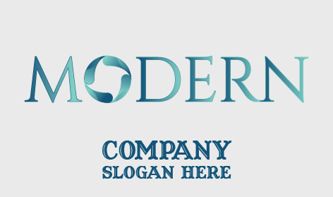 Teal Modern Wordmark Logo
