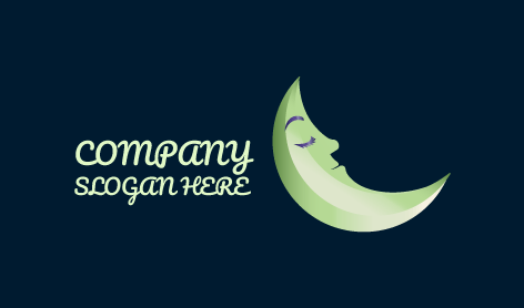 Logo Bulan Sabit Yang Tertidur