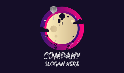 Sıcak Hava Balonu Ay Logosu