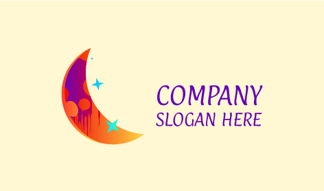 Orange Half Moon Logo