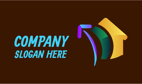 Logo Del Progetto Astratto Della Casa Ipotecaria