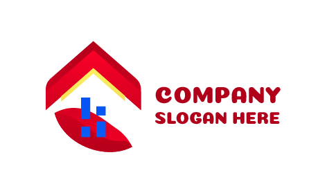 Logo Hypothécaire D'architecture Rouge