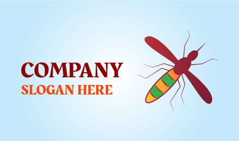 Tieffarbiges Moskito-Logo