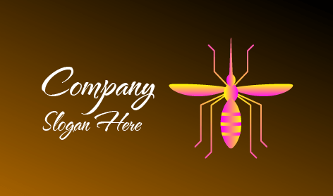 Zweifarbiges Mückenlogo