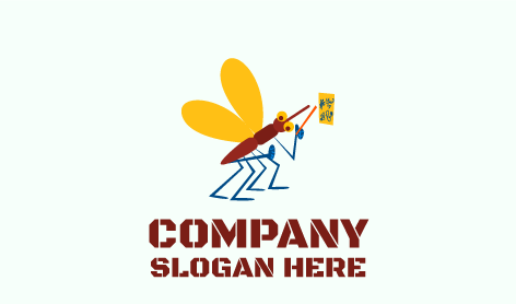 Logo Für Entomologische Forschung Mit Mücken