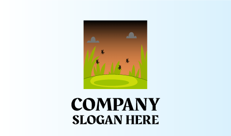 Grünes Teichmückenlogo