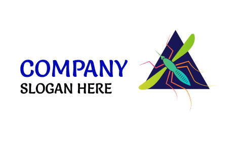 Dreieckiges Moskitonetz-Logo