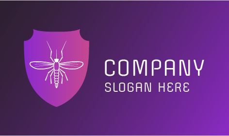 Weißes Moskito-Logo