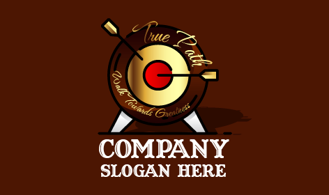 Arrow Target Motivation Logo