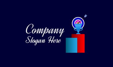 Bullseye Victory Motivation Logo