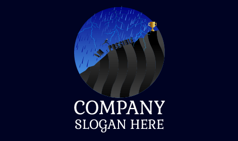 Logo De Motivation Du Trophée D'or