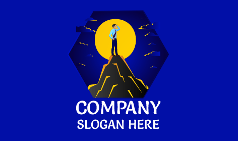 Logo Di Motivazione Al Successo E Al Raggiungimento Degli Obiettivi