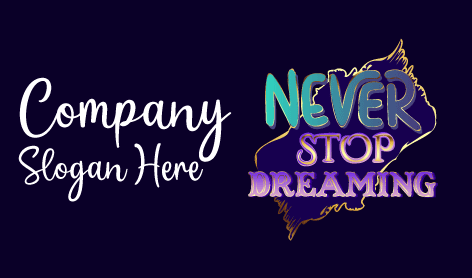 Logótipo De Motivação Com Palavra Vibrante