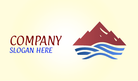 Wave With Mountain Logo