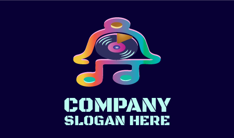 Logo De Musique Blue Disc