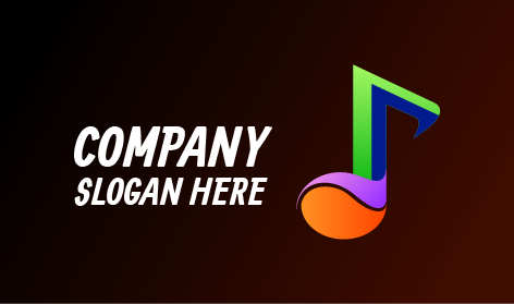 Logo De Panneau De Musique Coloré