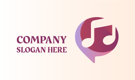 Logo De Note De Musique Rose Clair