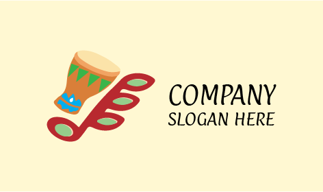 Logo De Musique À Percussion