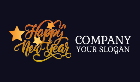 Logo Tahun Baru Bintang Premium