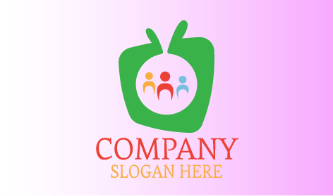 Logotipo De Silueta Colorida Sin Fines De Lucro