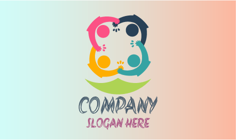 Dynamic Collaboration Non Profit Logo