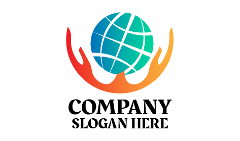 Logotipo De Ayuda Global Sin Fines De Lucro