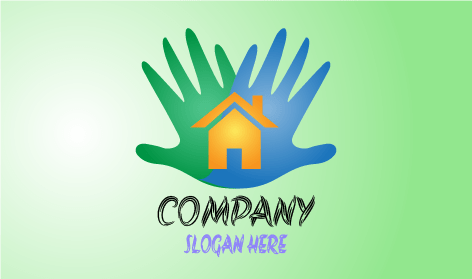 Logo Senza Scopo Di Lucro Per Il Sostegno Della Mano