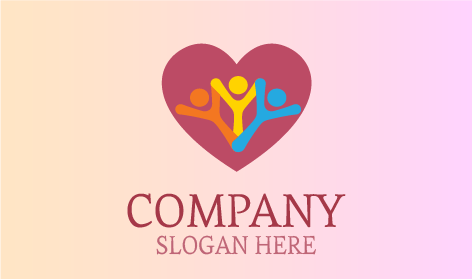 Logo à But Non Lucratif De Coeur Heureux