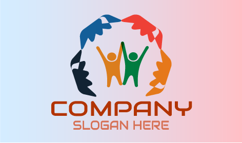 Playful Silhouette Non Profit Logo