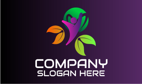 Mor Insan Simgesi Kar Amacı Gütmeyen Logo