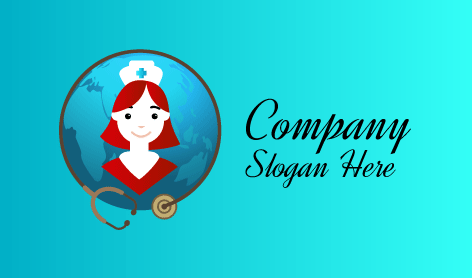 Logo Keperawatan Mata Hitam