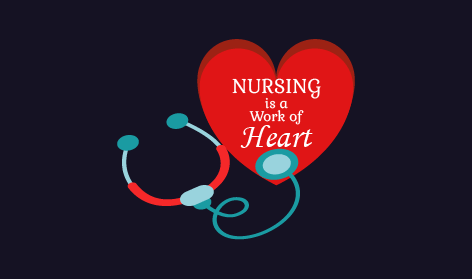 Logo Infermieristico Con Stetoscopio Blu