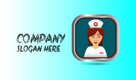 Laughing Expression Nursing Logo