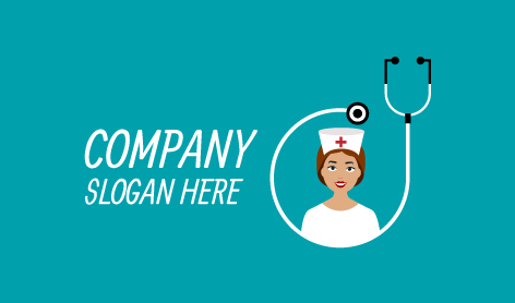 Logo Medico Infermieristico Bianco