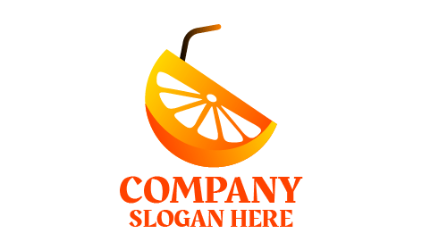 Logotipo De Extracto De Naranja Natural