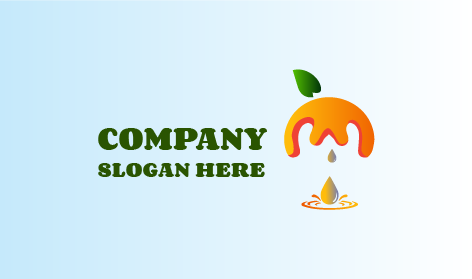 Turuncu Düşen Damla Logosu