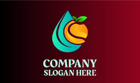 Sparkling Droplet Orange Logo