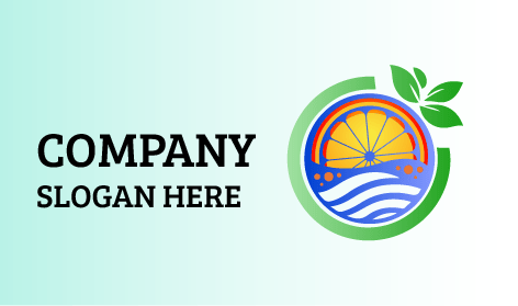 Logo Arancione Onde Bianche