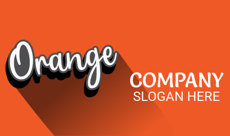 White Wordmark Orange Logo