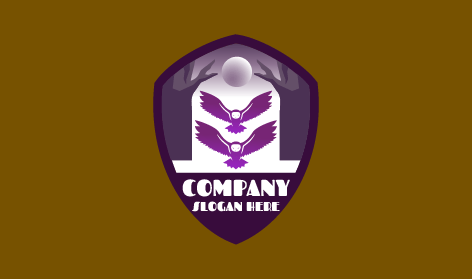 Flying Purple Owl Logo