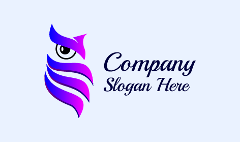 Logo Burung Hantu Mata Elang