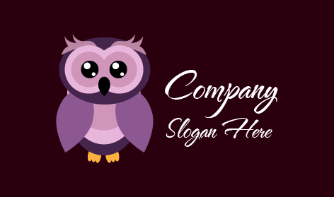 Naive Purple Owl Logo