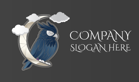 Beyaz Ay Baykuş Logosu