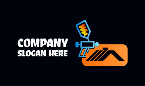 Logotipo De Pintor Con Aerógrafo