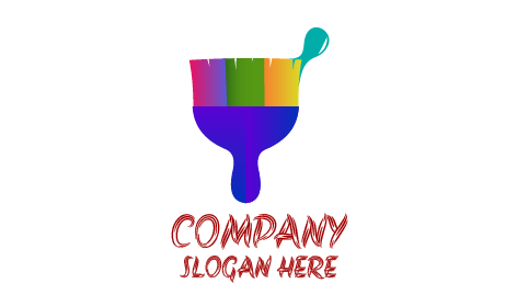 Cerulean Droplet Painter Logo